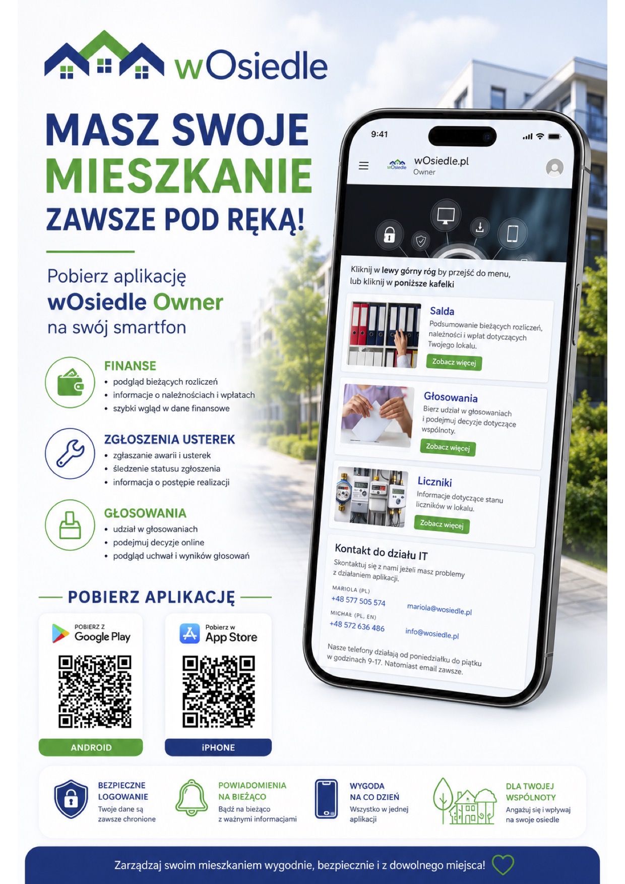 Aplikacja wOsiedle Owner